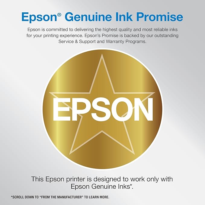 Epson EcoTank ET-2800 Wireless Color All-in-One Cartridge-Free Supertank Printer & Workforce Pro WF-4830 Wireless All-in-One Printer with Auto 2-Sided Print