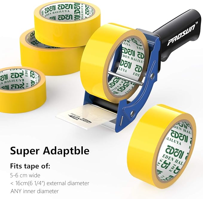 Fast Reload 2 Inch Tape Gun Dispenser Packing Packaging Sealing Cutter Blue