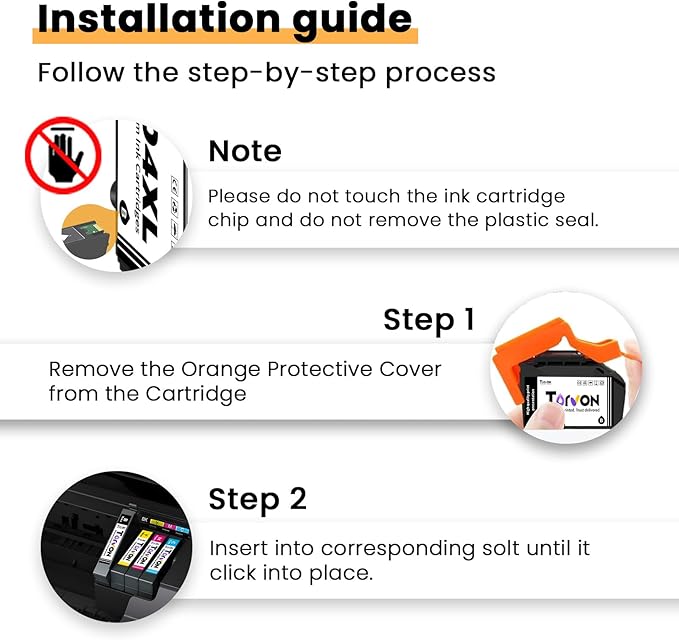 Remanufactured Ink Cartridge Replacement for Epson 302XL Ink Cartridges Multipack 302 XL T302 T302XL Compatible with Epson XP-6100 XP6100 XP-6000 XP6000 Printer(5 Pack, PBK/BK/C/M/Y)
