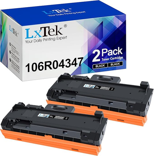LxTek B210 Compatible Toner Cartridges for Xerox B205 B210 B215 for Xerox B215 B215DNI B205NI B210DNI B205MFP B215MFP 106r04346 106r04347 Toner (Black, 2-Pack)