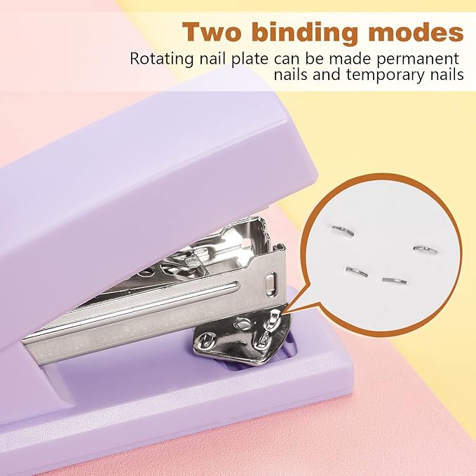 Tamaki Stapler, Office Stapler, Small Staplers for Desk, Purple