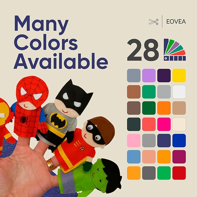 EOVEA | Acrylic Felt Fabric by The Yard - Non-Stiff, Soft Material - 72" Wide - 1.6mm Thick Felt Sheets for DIY Crafts, Sewing, Upholstery, Cushion, Padding(Navy Blue, 2 Yard)