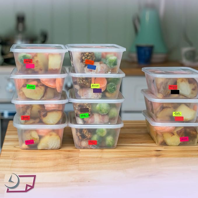 NextDayLabels - 8-1/2 x 11 Neon Color High Light Fluorescent Labels for Laser & Inkjet Printer (Orange Fluorescent, 4 x 2-10 Per Page | 250 Labels)