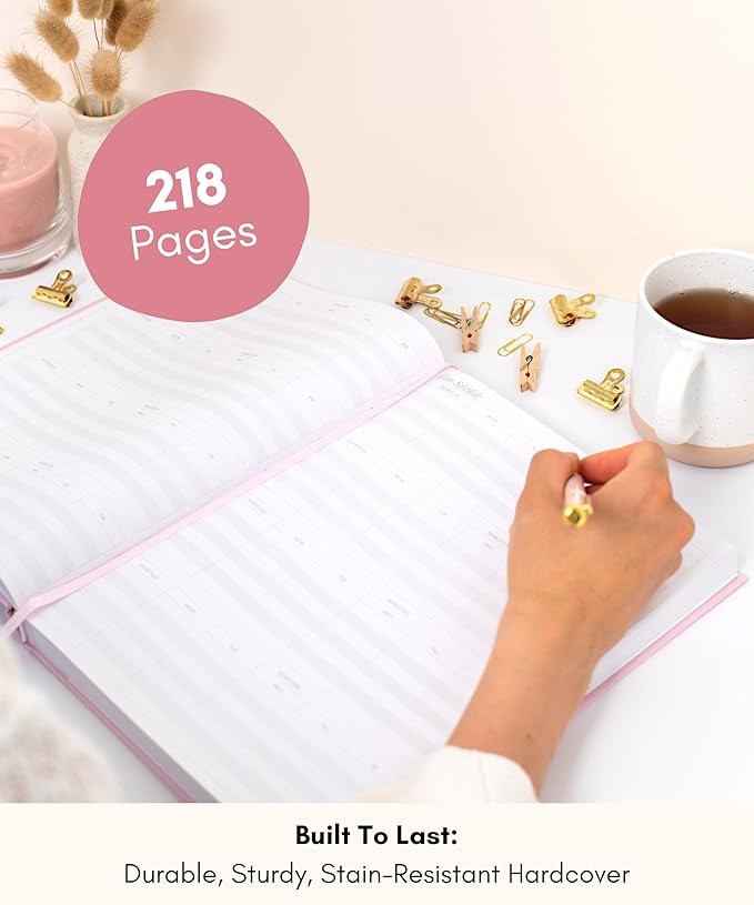 Lamare Teacher Planner 2025-2026 Academic Year – Undated Planner & Lesson Planner Book for Teachers with Class Schedule, Student Info & Weekly Planning