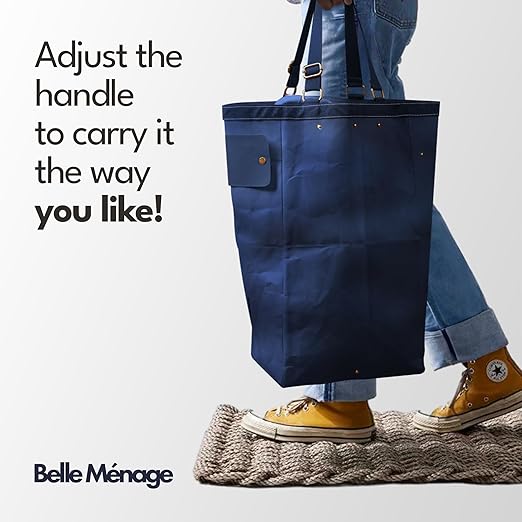 Kitchen Recycling Bin Indoor, Paper, Can, Trash Recycle Bin Combo (Navy+Grey)