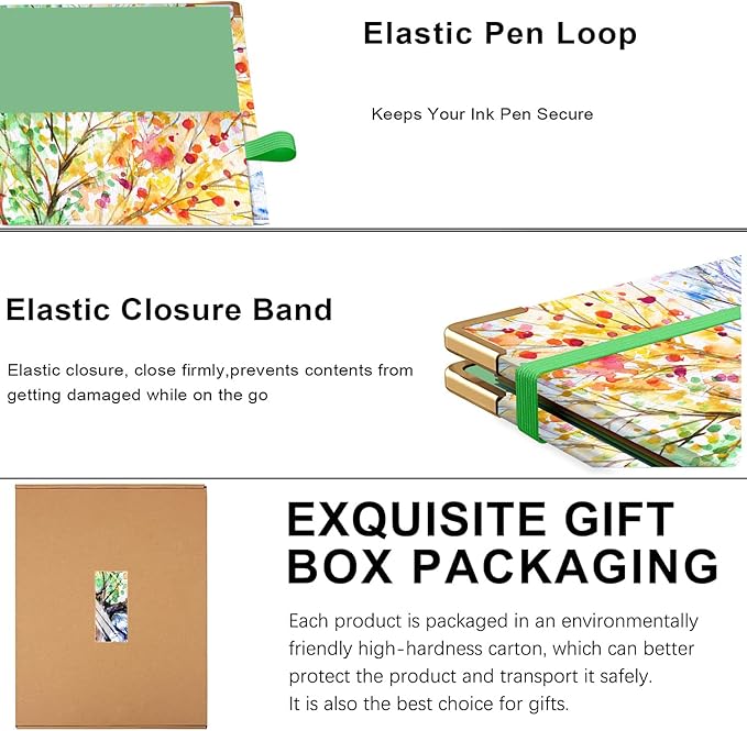 Lateefah Clipboard with Storage, File Folders with Pockets, Nursing Clipboard with Label Stickers and Notepad, Spiral Clip Board with Pen Loop for School, Office Supplies