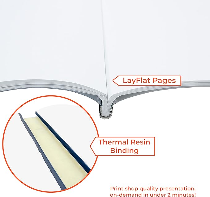 Thermal Binding Clear Covers with Steel Spine –for Thermal Binding Machines – Formerly Unibind – Used in Real Estate, Education and Various Businesses (White, 40 Sheets Max - 96/Boxes)