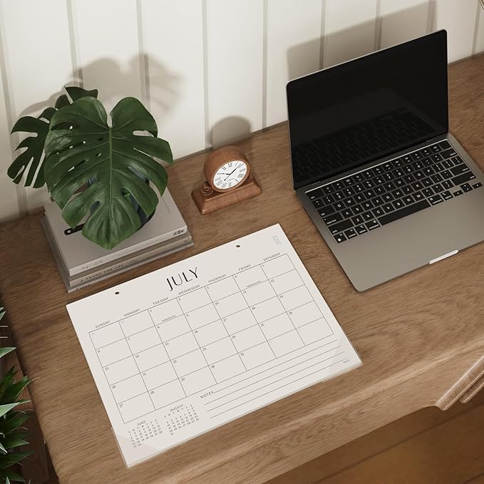 Jotsome Desk Calendar 2025-2026, Academic Desk Pad Calendar From July 2025 to December 2026 14x10.5 inch, Desk Blotter Calendar for Home and Office, Easy Planning (Jul 2025 - Dec 2026, Large)