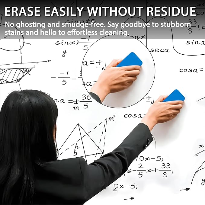 VEESA Dry Erase Markers Bulk, Fine Tip, 3 Assorted Colors, 75 Pack Low-Odor Whiteboard Marker Pens for Office Home, Back to School Supplies