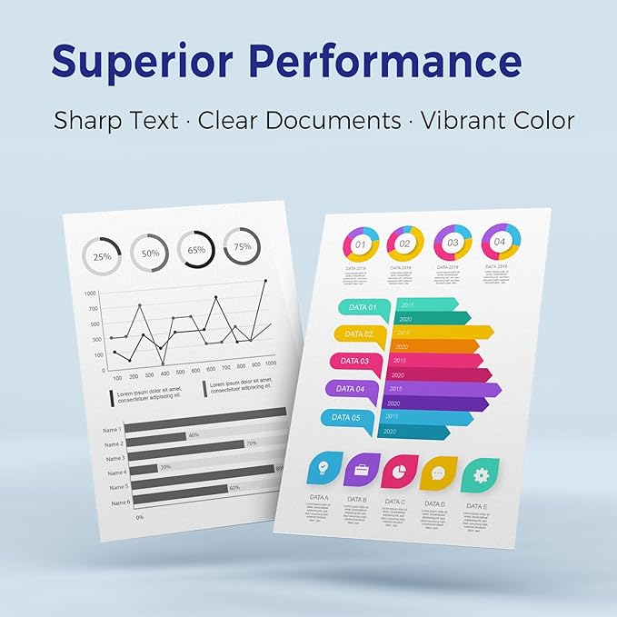LC406XL Ink Cartridges Replacement for Brother LC406 LC 406 XL Ink Cartridge Compatible with MFC-J4335DW MFC-J6955DW MFC-J5855DW MFC-J4535DW Printers (4Pack)