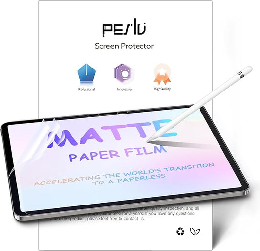 2 Pack Like Paper Screen Protector for iPad Pro 13 Inch M4/M5 [2024/2025 7th/8th Gen], Matte Anti Glare PET Film/Blue Light Filter Eye Protection Cover/Drawing & Writing Feel Like on Paper
