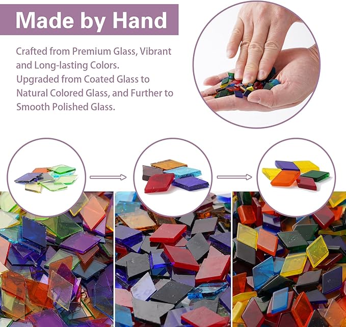 Handmade Turkish Style Mosaic Table Lamp with USB Power - Colorful Glass Vase Light for Bedroom or Living Room