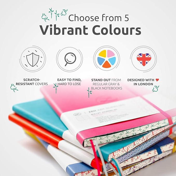 Cute Large B5 Dot Journal - Enjoy Bullet Journaling with a Soft Cover 7x10-inch, Non-Bleed Thick 120gsm Paper, Dotted Journal in Pink, Japanese Edge Motif, Faux Leather Lay Flat Dot Notebook - ZenART