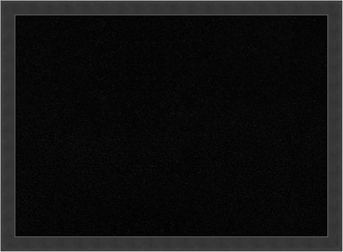 Amanti Art Black Cork Board for Wall, 22x30 Vision Board with Black Wood Frame, Medium Corkboard Office Decor for Home Organization, Modern Contemporary Corkboard Pinboard to display items for home