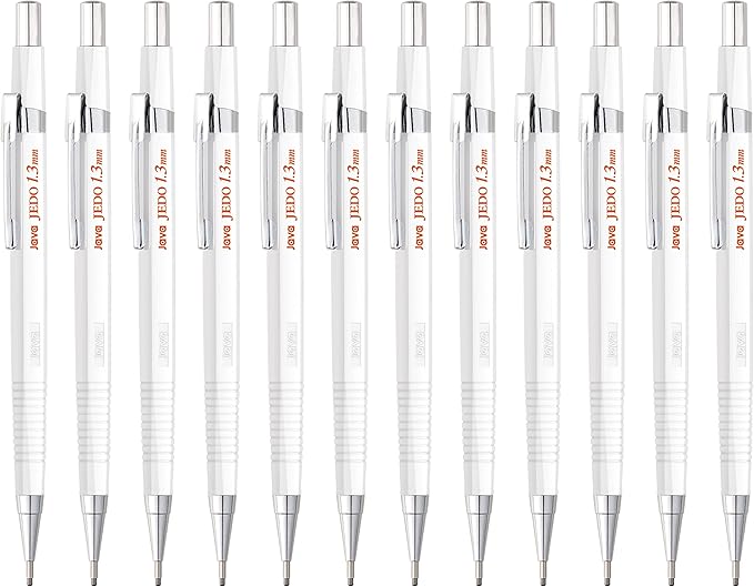 JVPEN Mechanical Pencil Refills Office Supplies -, The Best Bargain, Mechanical Drafting Pencils Set, Drawing, Sketching (Pencil_jedo_1.3mm_12pcs)
