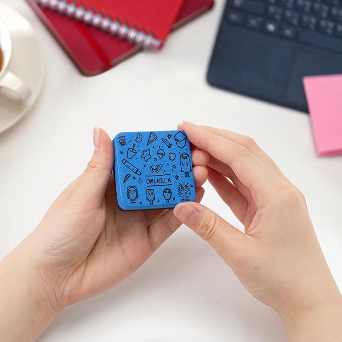 OWLKELA 30 Pack Whiteboard Eraser, Magnetic Blue Whiteboard Eraser for Cleaning Dry Erase Markers on Magnetic Soft Whiteboard, Glass Whiteboard and Dry Erase Board