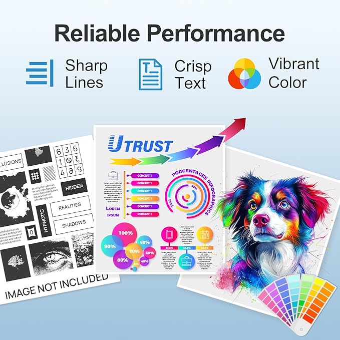 TN433 Toner Cartridge Replacement for Brother TN 433 TN-431 MFC-L8900CDW MFC-L8610CDW HL-L8360CDW HL-L8260CDW Printer Toner (TN433BK TN433C TN433M TN433Y, 4-Pack)