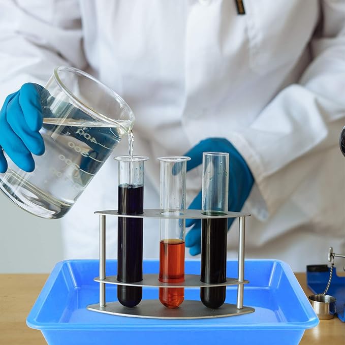 Plastic Art Trays - 5 Piece Stackable Activity & Craft Organizer, Serving & Jewelry Tray for DIY Projects, Painting, Beads (11 x 8.3 x 1.2 inch)