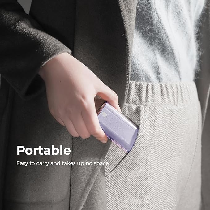 CLICK CLEAN Touchscreen Mist Cleaner, Screen Cleaner, All in One Screen Cleaner Spray with Microfiber and Phone Stand for All Phones, Laptop and Tablet Screens (Purple), W5131