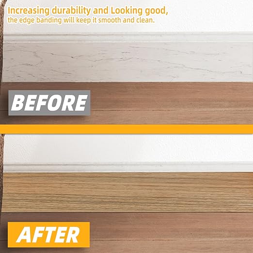 GSCIT Club Wood Grain Repair Tape, 2.4 inch X 250ft Self Adhesive Natural Walnut Grain Repair Patch for Tables, Chairs, Baseboards, Doors, Windows, Floors, Handicraft DIY.