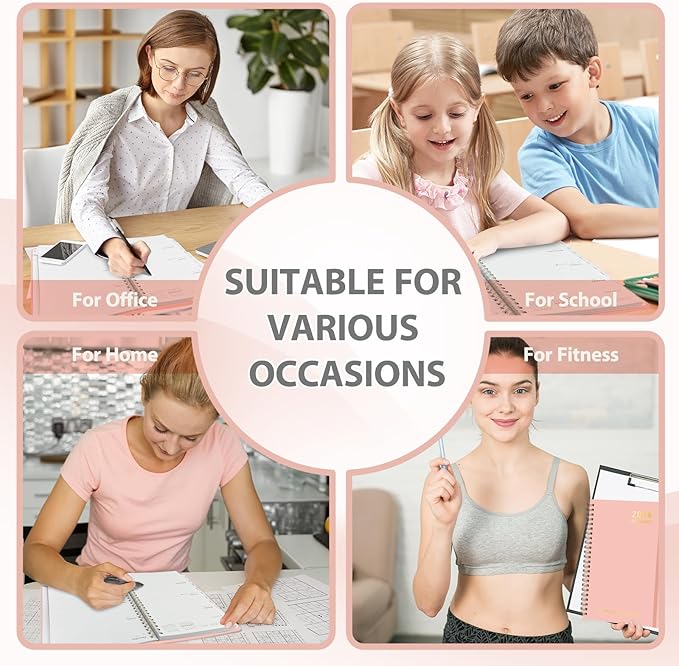 2026 Planner, Weekly and Monthly Calendar Academic Planner, Jan 2026 - Dec 2026, Planning Agenda Book for Desk Accessories and School Supplies - A5 (6.3'' x 8.5'')