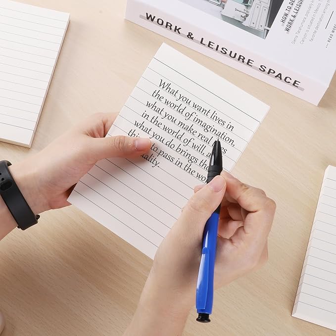 20 Pack Lined Memo Pads 4”x6” Note Pads - 100 Sheets Each Lined Paper Notepad- Small Memo Scratch Pad Writing Pads(Double Sided Printed)