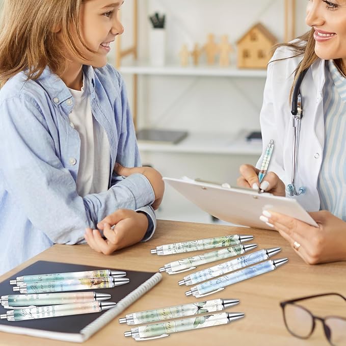 Bible Verse Ballpoint Pens Gifts 24 Pcs Christian Pens Set Inspirational Religious Retractable Black Ink Pen Scripture Church Gift for Women Men Teacher Coworker Home Office School Supplies