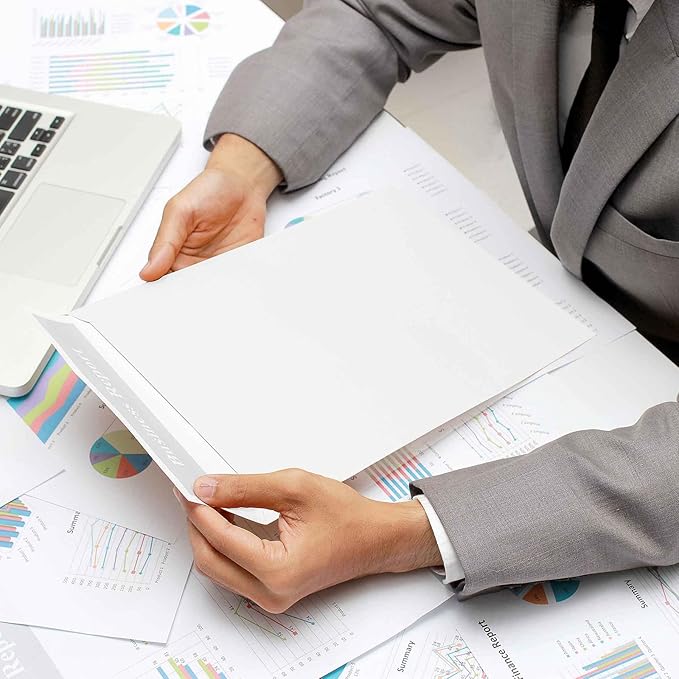 ValBox 9x12 Self Seal Catalog Envelopes 250 Packs White Envelopes with Peel and Seal Flap for Mailing, Organizing and Storage