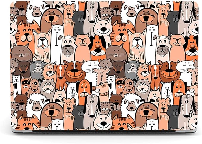 Case Compatible with MacBook Pro 15 Inch 2015 2014 2013 2012 Model A1398, Plastic Hard Shell Protective Case Cover & Keyboard Protector for Mac Pro Retina 15 Old Version - Animal