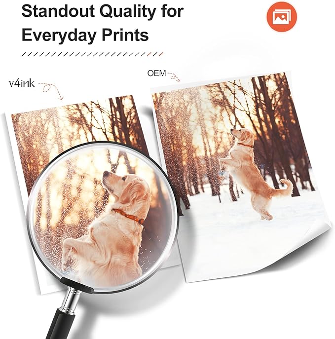 v4ink 206X 206A Toner Cartridge 4 Pack High Yield (Latest Upgraded Chip) Compatible Replacement for HP 206X W2110X W2111X W2112X W2113X use with Color Pro M255dw MFP M283fdw M283cdw M282nw Pirnter