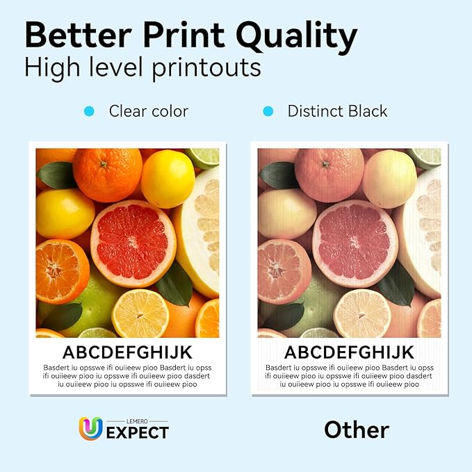 LEMERO UEXPECT 206A Toner Cartridges 4 Pack with Chip Replacement for 206A Toner Cartridges HP Set 206A 206X for HP Color Laserjet Pro MFP M283fdw M255dw M283cdw M255cdw Printer W2110A W2110X