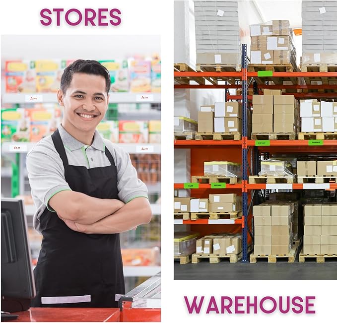 Availey 30 Pieces (3 x 5) - Full Colored Magnetic Dry Erase Labels - Reusable Strips for Classroom Home Office Garage Refrigerator Blank Writable Erasable Cards Name Tags Students Locker Shelf