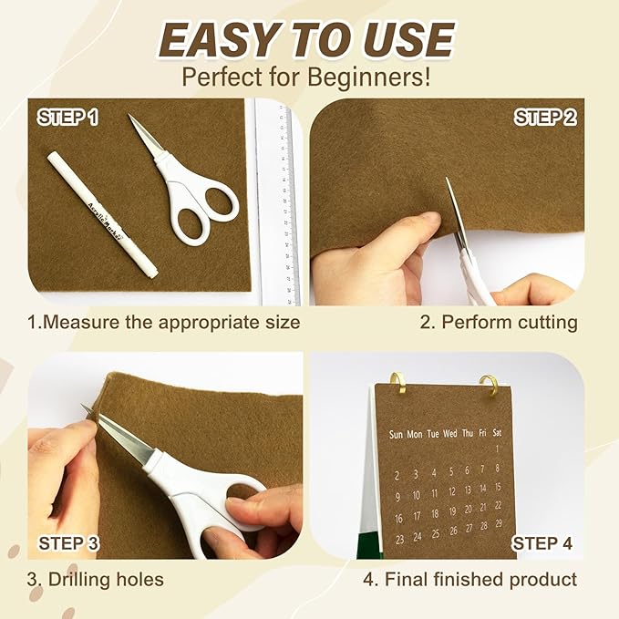 XSEINO 13 Rolls Dark Brown Felt Fabric,8"x35"(20.5x90cm) 1.4mm Thick Soft Felt Fabric Sheet for Crafts,Dark Brown Series Colors Soft Nonwoven Fabric,Fit for Decoration, Sewing, DIY Crafts