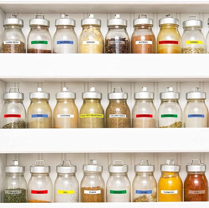 Pristar Compatible Label Tape Replacement for Epson LK-4WBN LK-4TBN LK-4LBP LK-4RBP LK-4YBW LK-4GBP 12mm 0.47" Work for Epson LabelWorks LW-300 LW-400 LW-500 LW-600P LW-700 Label Maker, 6-Pack