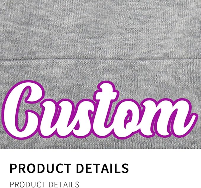 Custom Beanie with Photo Text Logo Design Your Own Personalized Knitted Hats Customized Beanie Custom Hats for Men Women