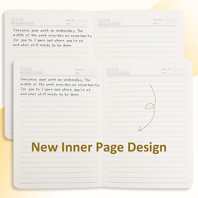 Ddaowanx 48 Pack Colorful Lined Notebooks, Journals in Bulk, 72 Pages, 36 Sheets,8.3x5.5 Inch, A5 Size, Travel Writing Notebooks Journal for Office School Supplie(Lined-48pack, 8 Colors)