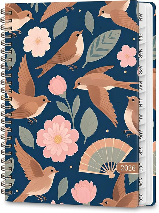 2026 Planner, Weekly and Monthly Academic Planner Calendar (JAN.2026 - DEC.2026), Planning Agenda Book, for Office Desk Accessories and School Supplies, A5(6.3" x 8.5")
