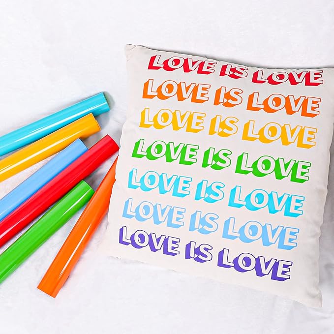 VINYL FROG Heat Transfer Vinyl Roll HTV Vinyl - 12" x5ft Yellow Iron on Vinyl for T-Shirts, Heat Press Vinyl for DIY Craft Designs (Yellow)