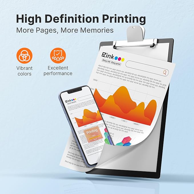 E-Z Ink Compatible 902 902XL Ink Cartridges for HP Printers Replacement for HP 902XL Ink Cartridges Combo Pack 4 Pack for Officejet Pro 6978 6968 6960 6970 Officejet 6951 6954 6956 6958 Printer