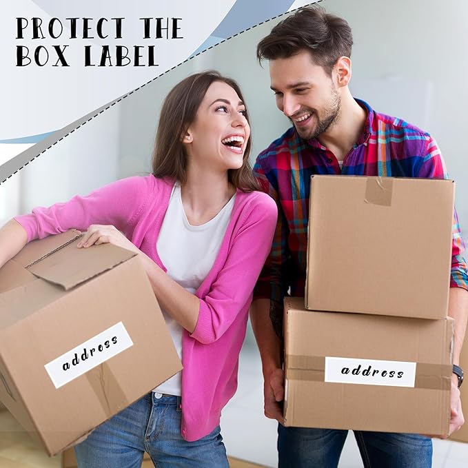 Gueevin 100 Pcs 3.15 x 10.75 Inch Self Adhesive Display Pockets Peel and Stick Clear Paper Sleeves Wall and Door Communication Clear Adhesive Sheet Protector Letter Size Plastic Sheet Protectors