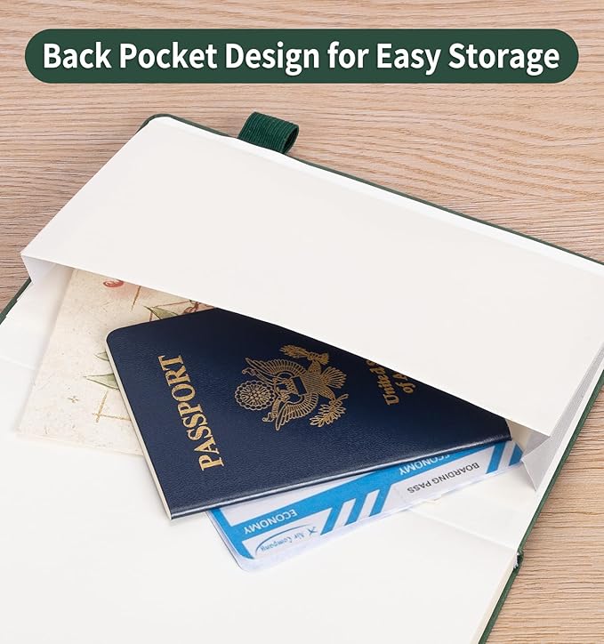 Lined Journal Notebook for Women Men, B5 Hardcover Leather Journals for Writing, 200 Pages Thick Paper, Daily Journal Notebook for Work, School, Note Taking, Business, Travel, College Ruled