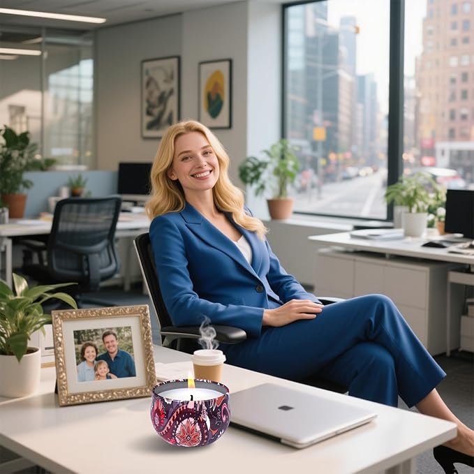 16 Pack Scented Candles Gift Set, Natural Soy Wax Travel Tin Candles for Home Scented, Ideal for Christmas, Birthday, Thanksgiving, Valentines Day Gifts