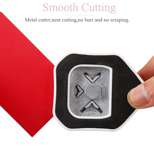 LOONENG 3 Way Corner Rounder Punch, 4mm, 7mm, 10mm 3 in 1 Corner Cutter for Paper Crafts, Laminator, Cardstock, DIY Projects, Photocards, Card Making and Scrapbooking