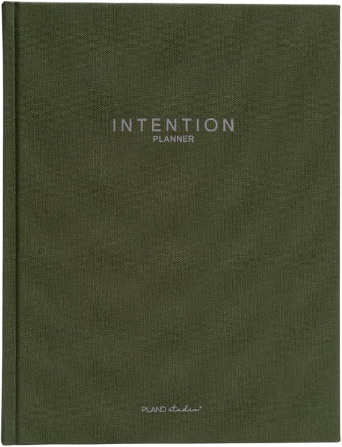 Pland Studio 90-Day Productivity Planner – Forest Sage Hardcover | Undated Daily Journal with Habit Tracker, Vision Board, and Focused Goal Setting for Entrepreneurs, Creatives & Busy Professionals