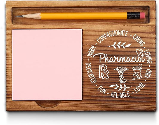 Pharmacist Gifts for Women, Men, Pharmacist Week Gifts, Pharmacist Office Decor, Appreciation Thank You Gifts for Pharmacist Self-Stick Note Pad Holders GAA37