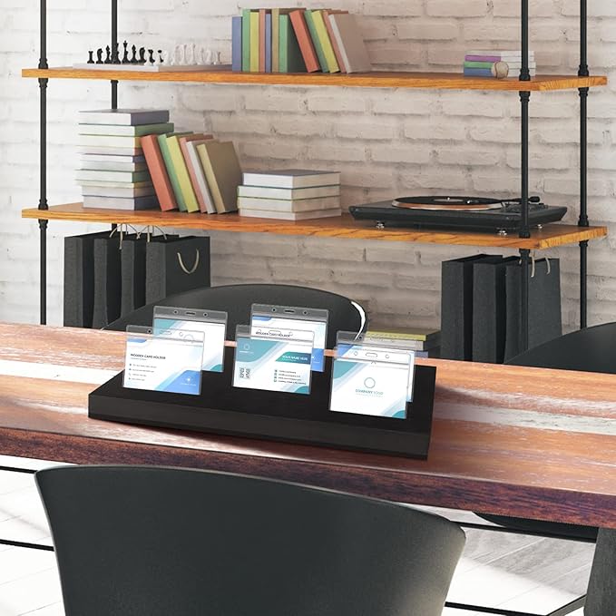 Lincia 8 Pcs Name Badge Holder ID Badge Tray Organizer Name Badge Organizer Badge Foam Holds 60 Badges ID Tag Name Badge Organizer Name Tag Holders for Office, 16 3/4 x 12 x 1 1/4 Inch