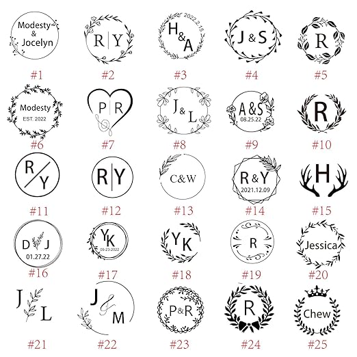 Custom Wax Seal Stamp - Personalized Wax Seal Stamp Create Your Own Seals for Crafting, Envelopes, Gift Wrap, Wedding Invitations - Custom Stamp Design with Handle