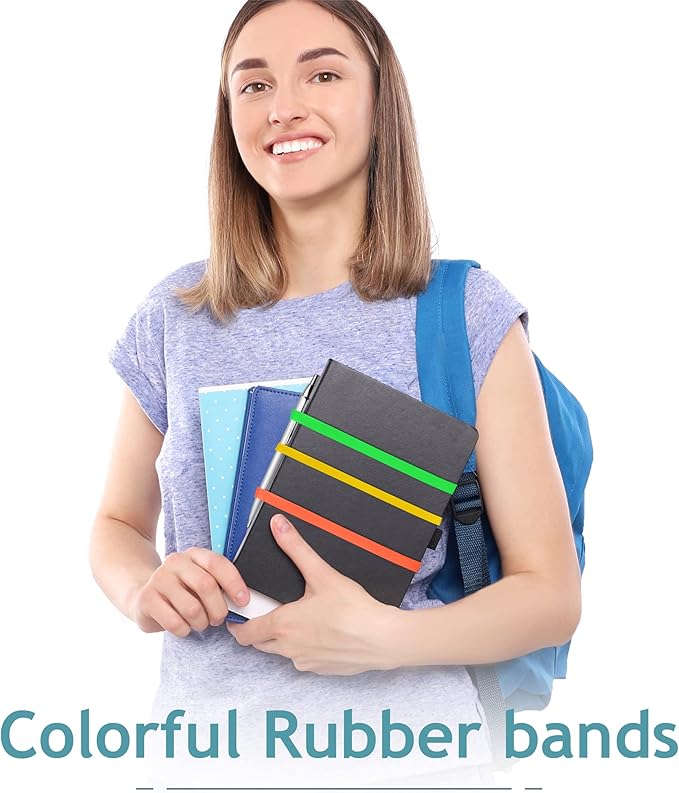 Rubber Bands Assorted Size & Color, Made In USA, 1 LB