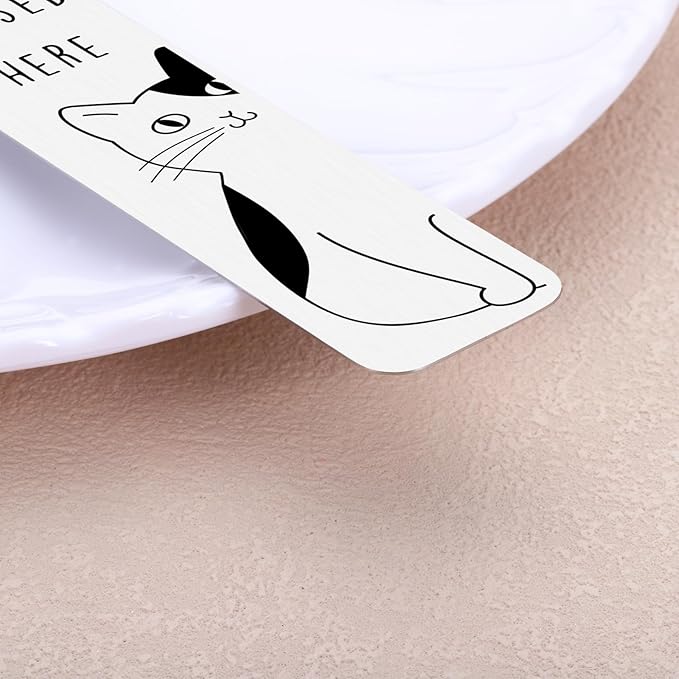 Cat Lover Gifts for Women Men, Cute Bookmarks for Women Girls, Black Cat Gifts for Friends Coworkers, Birthday Gifts for Cat Lovers, Reading Accessories for Book Lovers, Bookish Gifts for Book Club