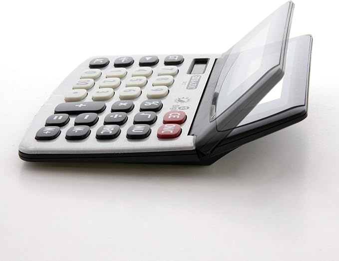 BAZIC 12-Digit Dual Power Desktop Calculator with Adjustable Display (Case of 72) (3012-72)